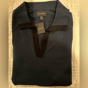 Club Monaco Johnny Collar Long Sleeve Polo